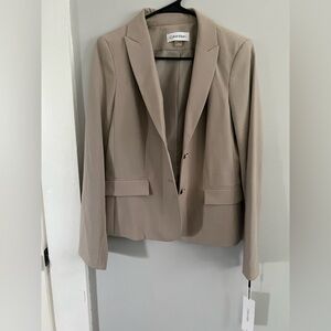 Calvin Klein Classic Tan Blazer
